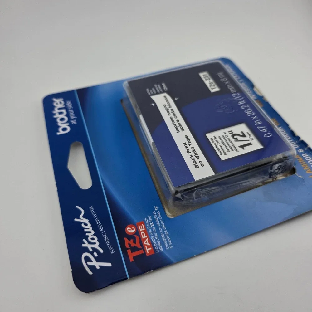 Brother P-Touch TZe-231‎ Laminated Label Tape Black on White OEM